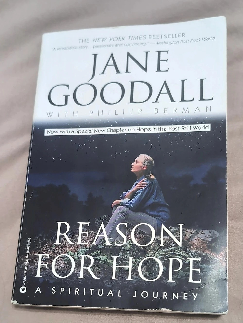Jane Goodall Reason for Hope: A Spiritual Journey Paperback Book